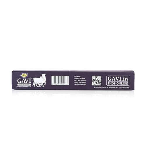 Cycle Pure GAVI Camphor Dhoop Sticks for Pooja, 60 Bambooless Incense Sticks with Free Dhoop Holder | Dhoop Batti for Daily Rituals & Meditation | Handcrafted Agarbatti | Burning Time: 15 Mins