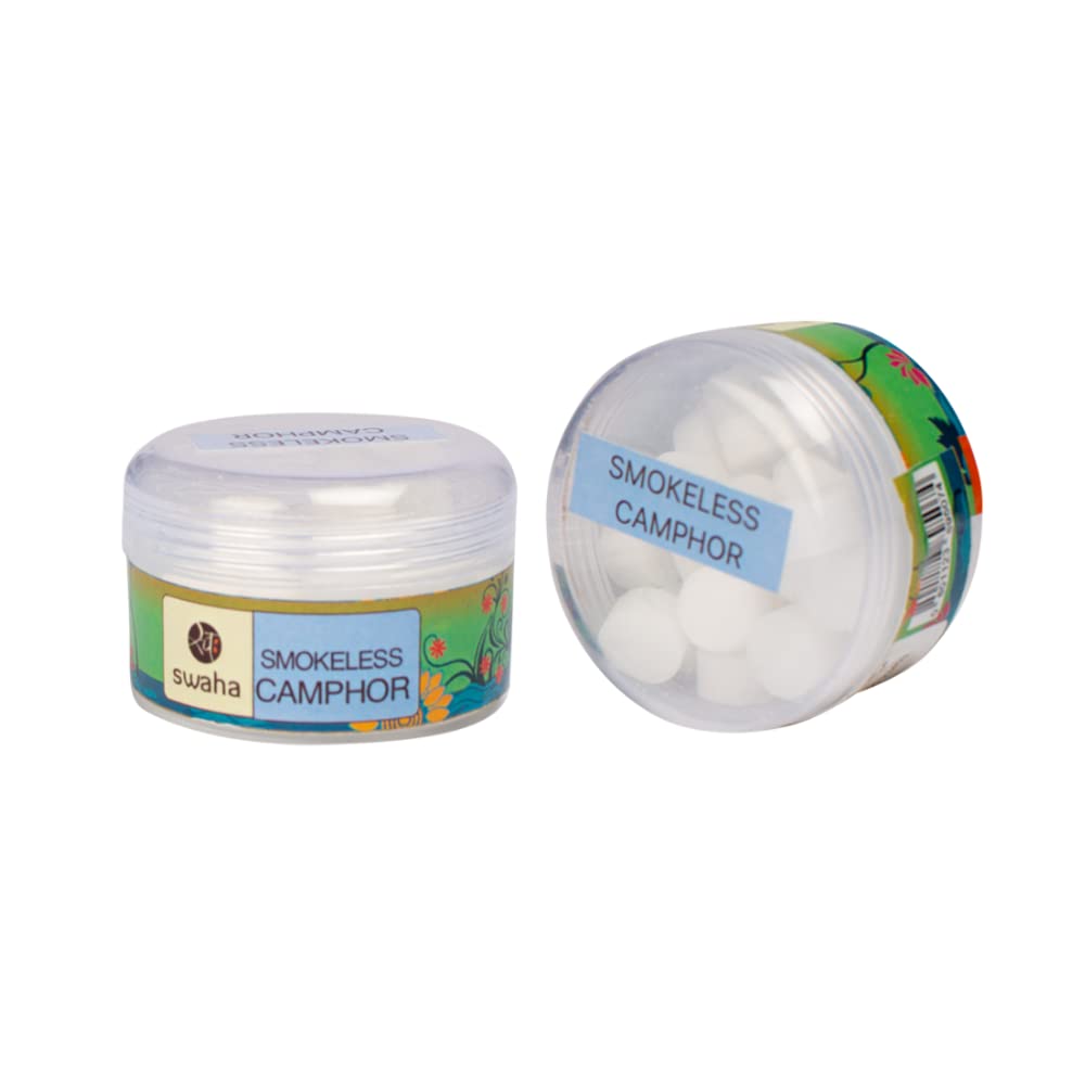 Swaha Pure Campahor (Smokeless Camphor, Pack of 1)