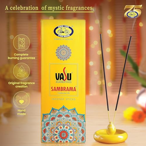 Vasu Sambrama Agarbatti and Shiv Dhoop Agarbatti - Set of 2 Packs