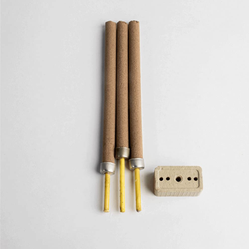 Swaha Candy Chandan Stick (Set of 10), Long Lasting Woody Fragrance Incense Sticks - Pack of 1