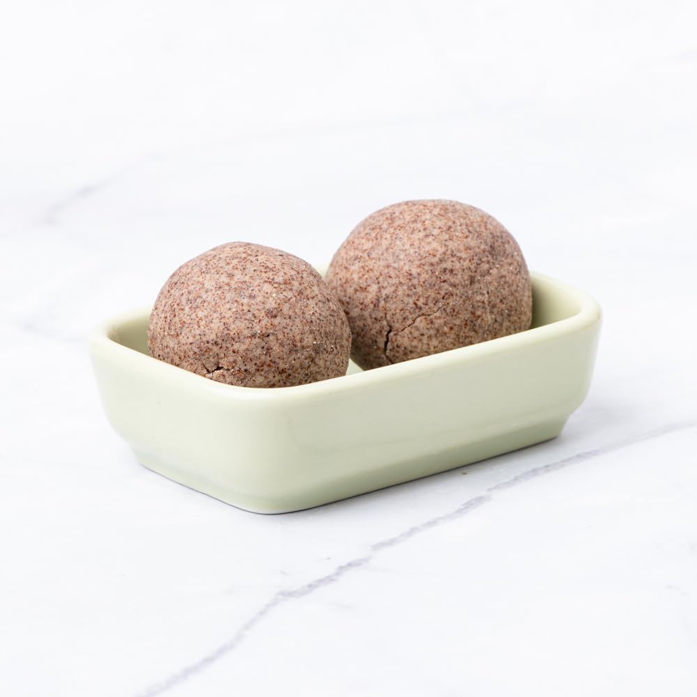 Sapre's Pure Ghee Nachani Ladu | Postpartum Ladoo | Fight Anemia & Boost Hemoglobin | Excellent Source of Calcium | Laddoos | Ragi Laddu | No Added Preservatives/Colors | Pack of 2-200gm Each
