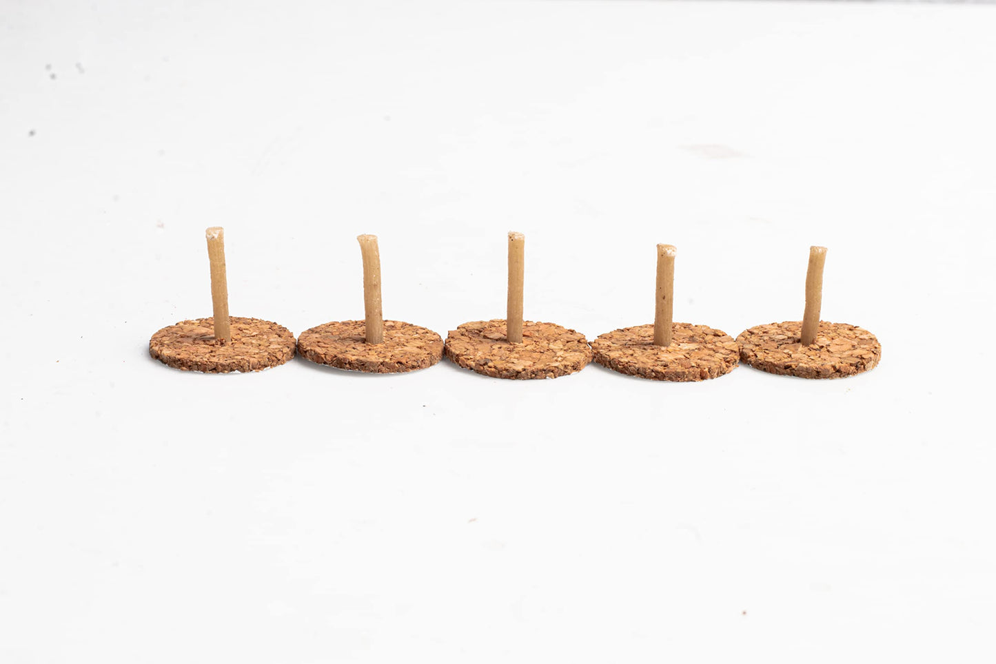 Swaha Round Floating Wicks(50 Pieces), Brown Colour Wicks for Decoration and Meditation - Pack of 1