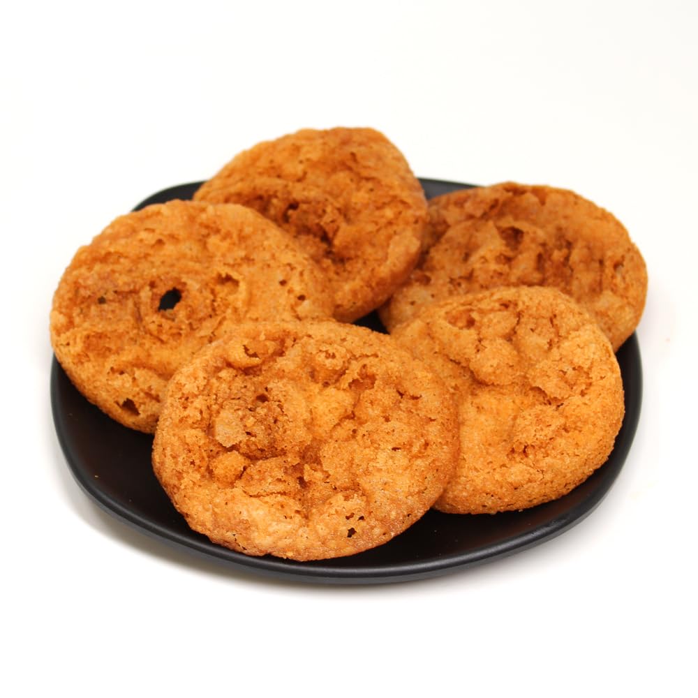 Sapre's Pure Ghee Anarse (20 Pcs) | Pack of 4 - 5pcs per Pack | Made with Jaggary | Hilsa Winter Snacks | Diwali Faral | Authentic Delicious Snack | 100% Natural Ingredients | Anarsa Snacks for Foodie | Party Snacks | Diwali Gifts for Family & Friends