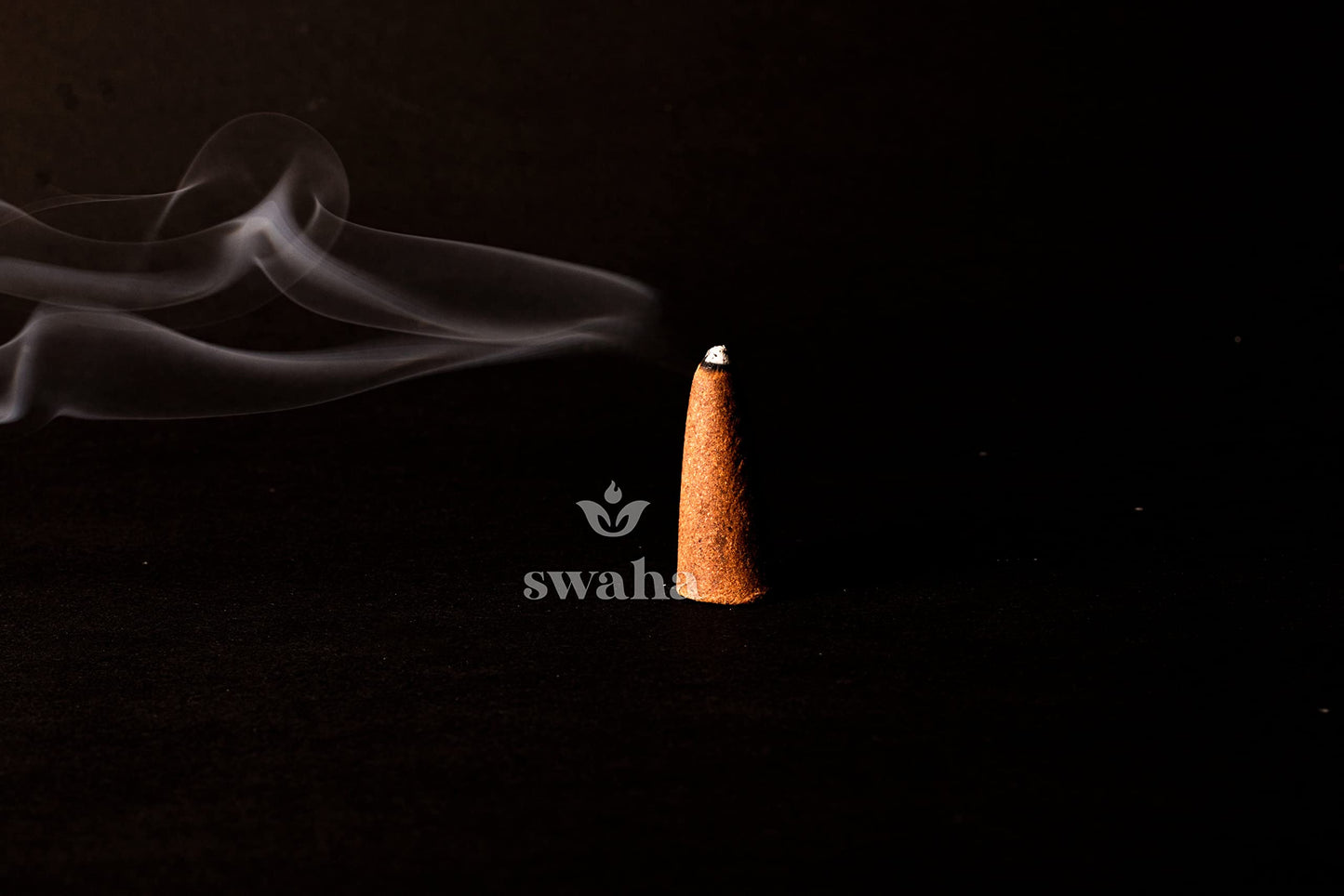 Swaha Dhoop Cones (30 Pieces), 25 min Burning time, Long Lasting Havan Fragrance Dhoop Cones for Daily Puja and Meditation (Pack of 1)