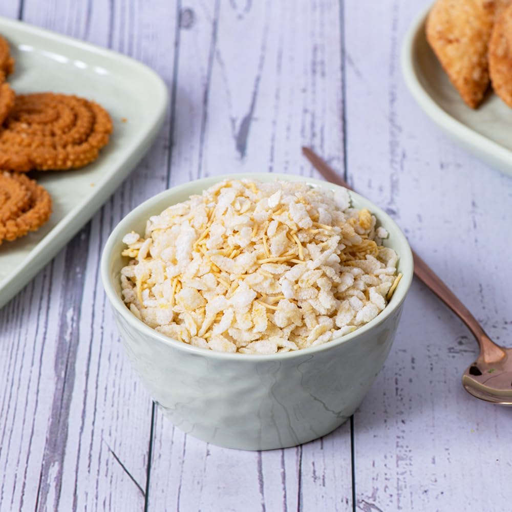Sapre's Assorted Chivada (6 in 1) | Sweet & Spicy Dry Snack | Best for Gathering & Travelling | Poha Chivada, Puffed Poha chivada, Maka Chivada, Mahalakshmi Chivada, Pharali Chivada & Diet Chivada
