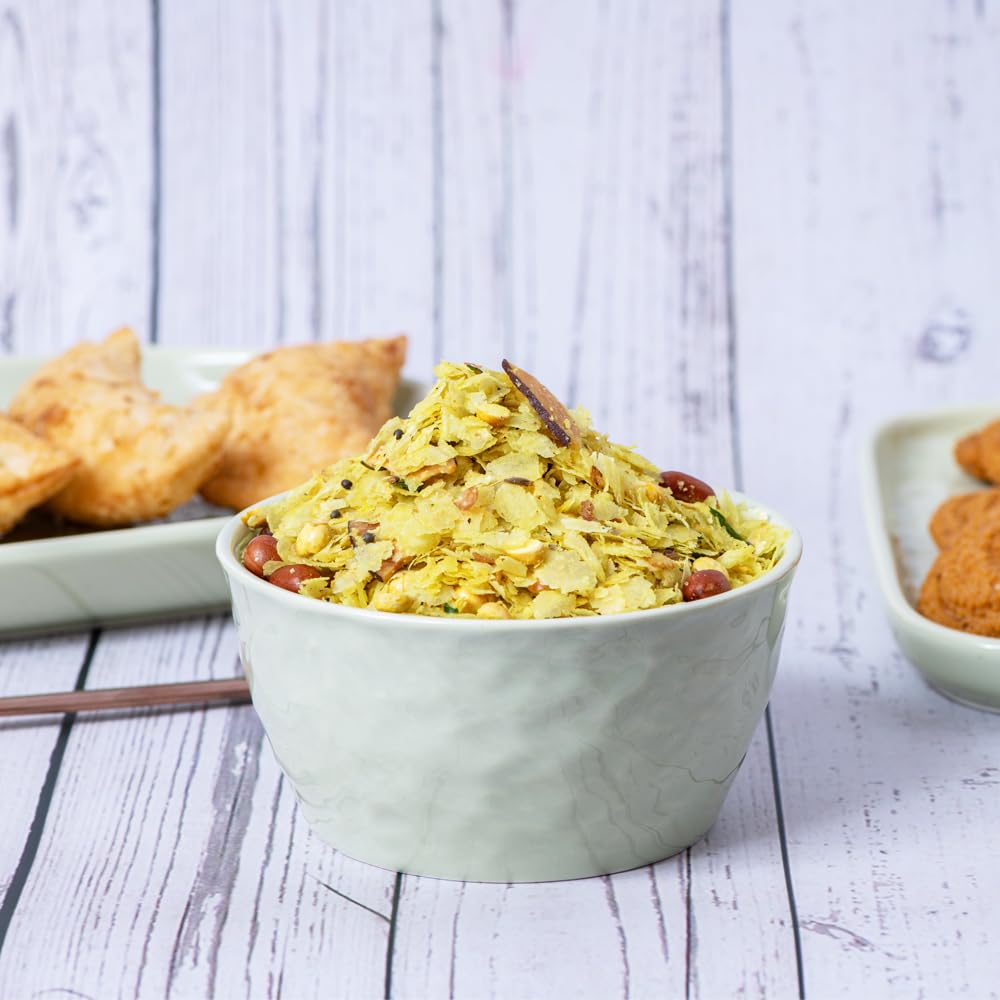 Sapre's Assorted Chivada (6 in 1) | Sweet & Spicy Dry Snack | Best for Gathering & Travelling | Poha Chivada, Puffed Poha chivada, Maka Chivada, Mahalakshmi Chivada, Pharali Chivada & Diet Chivada