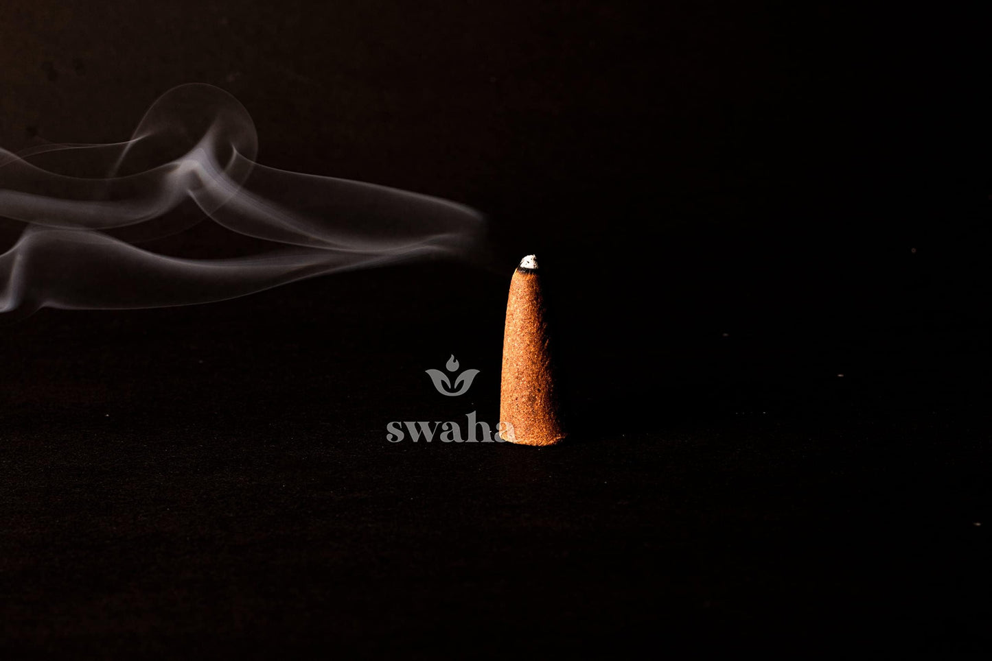 Swaha Dhoop Cones (30 Pieces), 25 min Burning time, Long Lasting Havan Fragrance Dhoop Cones for Daily Puja and Meditation - Pack of 3