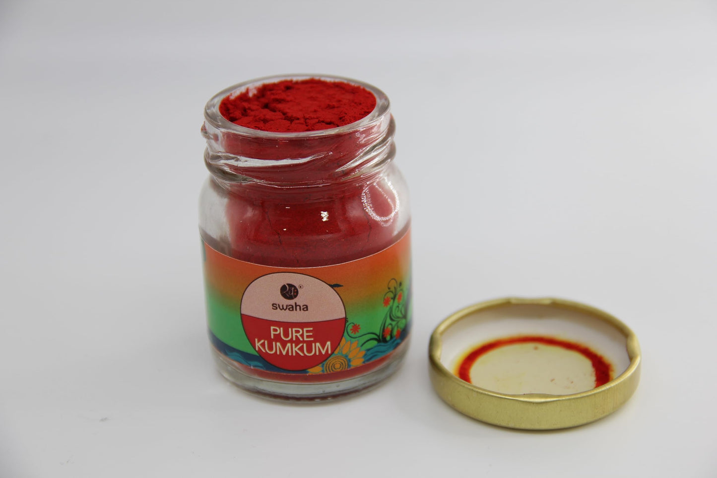 Swaha IISC Certified Pure Red Kumkum - 100% Natural and Chemical Free, 40grams - Pack of 1