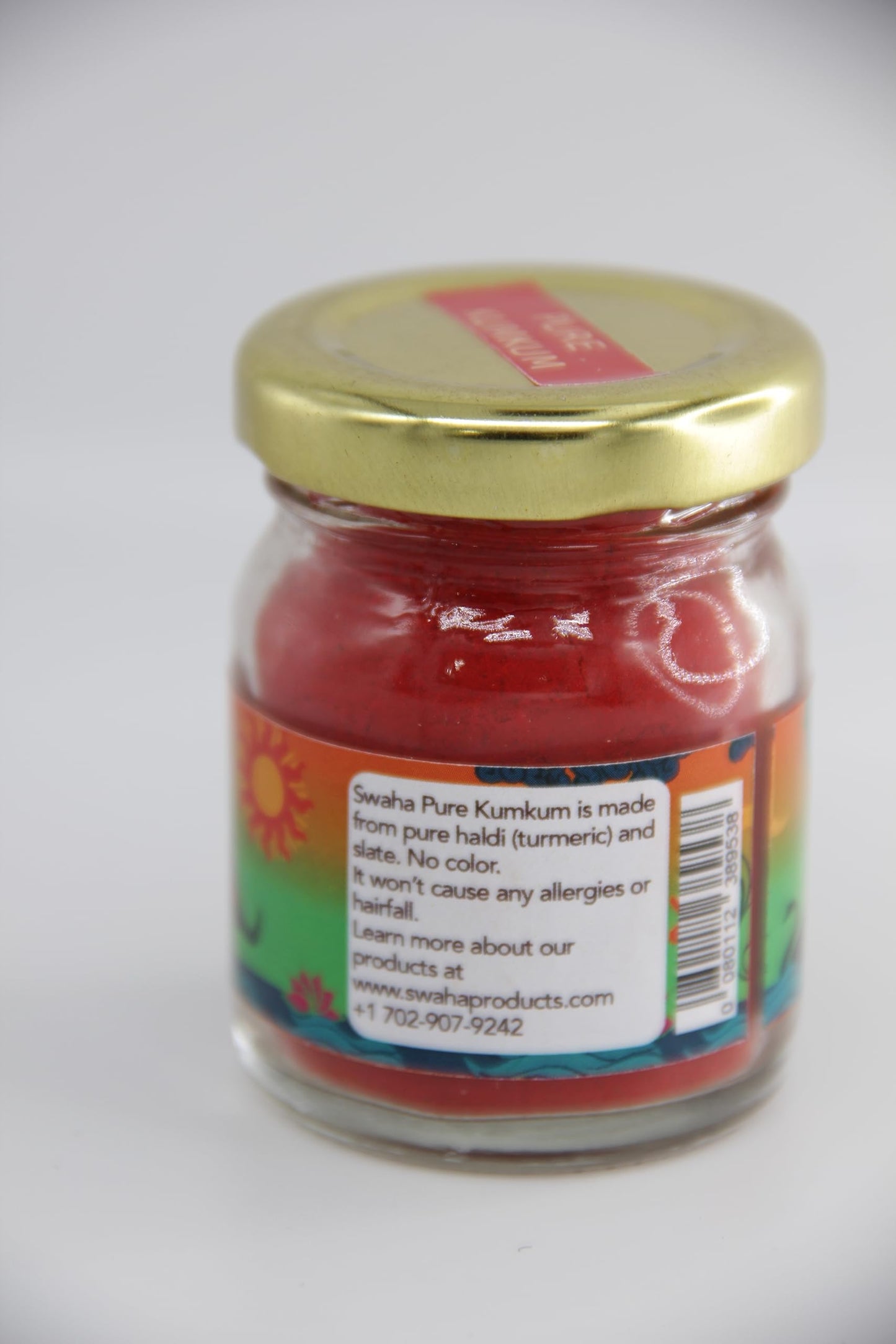 Swaha IISC Certified Pure Red Kumkum - 100% Natural and Chemical Free, 40grams - Pack of 1