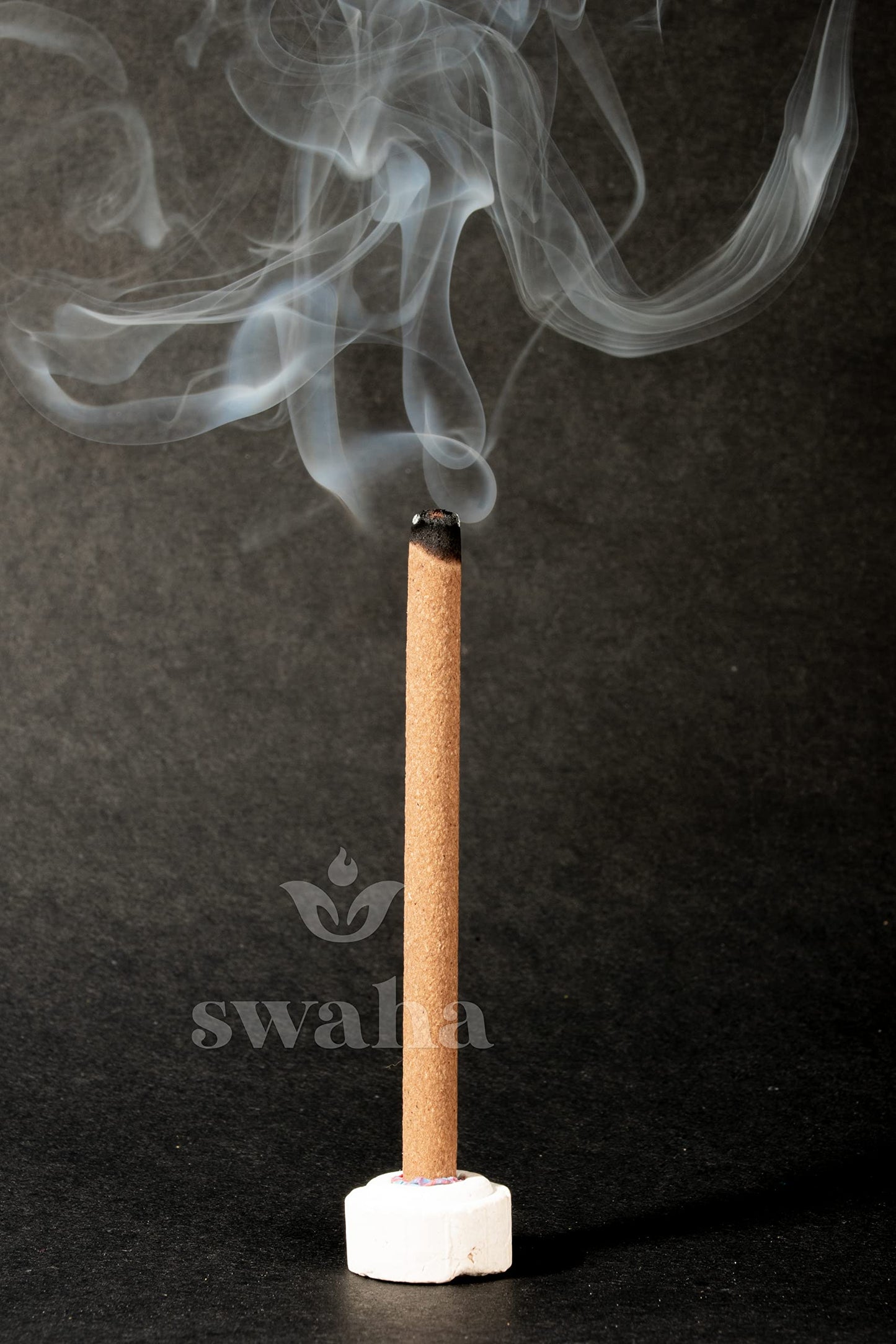 Swaha Trio Incense Stick Combo, 30 Counts, with Long-Lasting Sandalwood, Rose, Jasmine, Bamboo Less Eco Friendly Agarbatti Sticks Ideally Used for Daily Puja & Meditation - Pack of 1