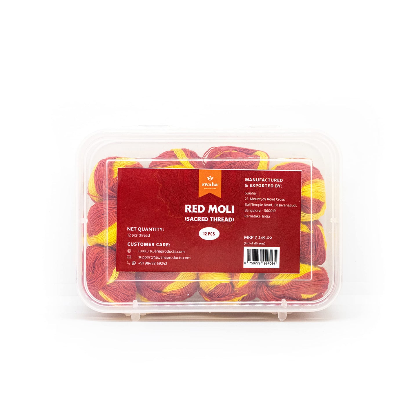 Swaha Red Moli 12pcs