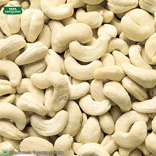 Tata Sampann Pure Cashews Whole | Premium Kaju | Rich in Protein, Magnesium, and Phosphorus | Premium Nuts & Dry Fruits | 500g