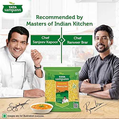 Tata Sampann Unpolished Moong Dal (Split), 500g
