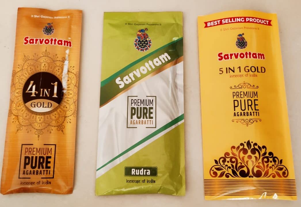 Sarvottam Agarbatti/Incense Sticks Combo Pack