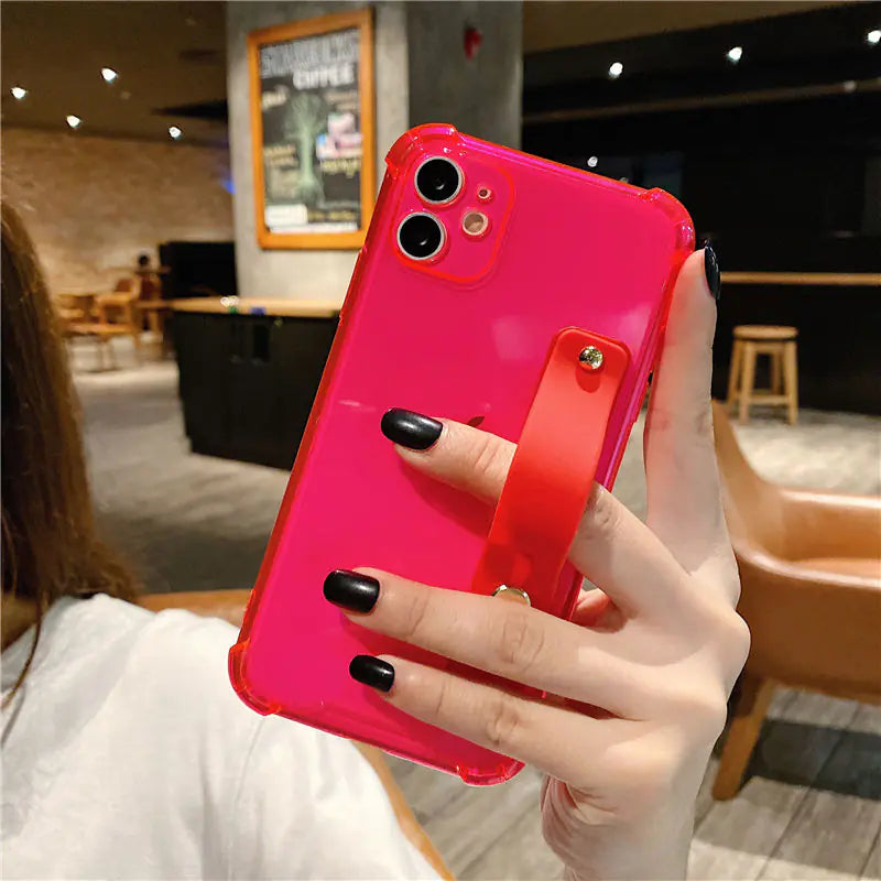 Clear Wrist Strap Case