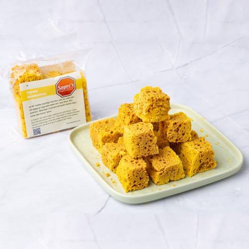 Sapre's Maysore Pak | Melts in Mouth I Healthy and Delicious Sweets I Traditional Taste | Indian Mithai | Fresh & Delicious | Barfi Sweet | Sweets Mithai | Pack of 2-200gm Each