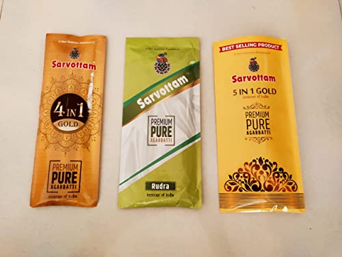 Sarvottam Agarbatti/Incense Sticks Combo Pack