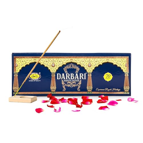 Darbari Incense Sticks | 2 Fragrances per Pack | 24 Incense Sticks | Floral & Sandal Natural Fragrance for Special Occasions.