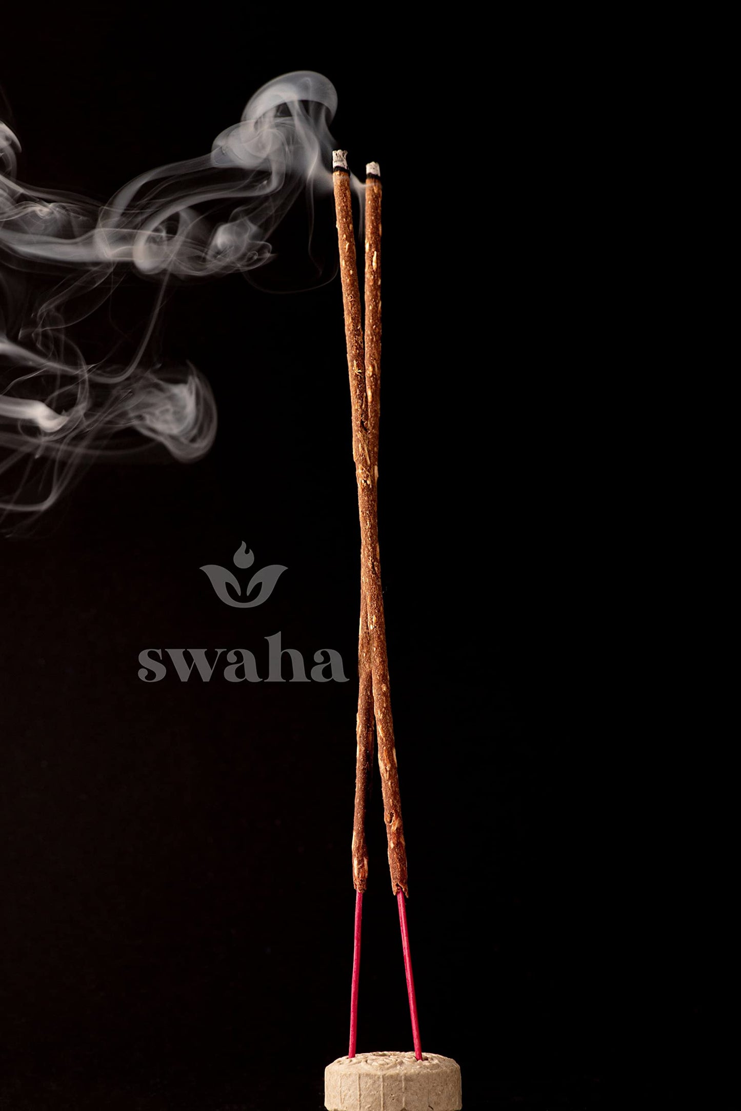 Swaha Vandan Agarbatti (Set of 20) | Experience The Divine Oudh Wood Fragrance | Long Lasting Incense Sticks
