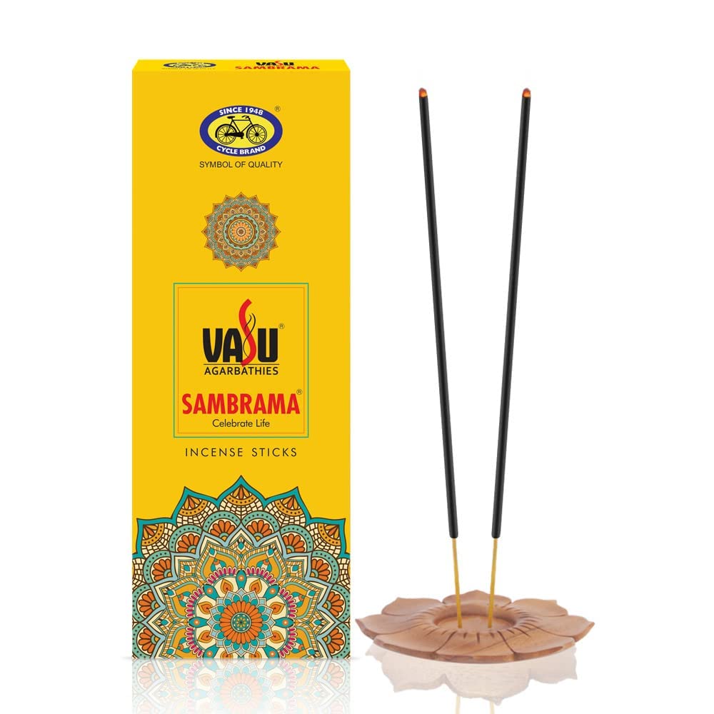 Cycle Pure Vasu Sambrama Agarbatti and Shiv Dhoop Agarbatti - Set of 2 Packs