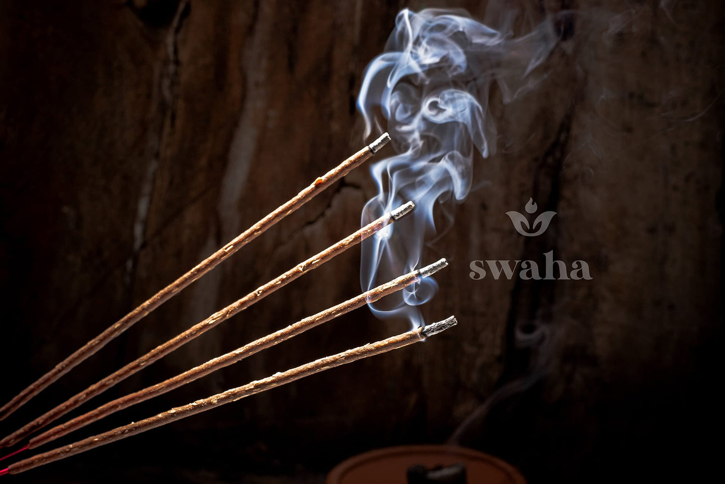 Swaha Vandan Agarbatti (Set of 20) | Experience The Divine Oudh Wood Fragrance | Long Lasting Incense Sticks