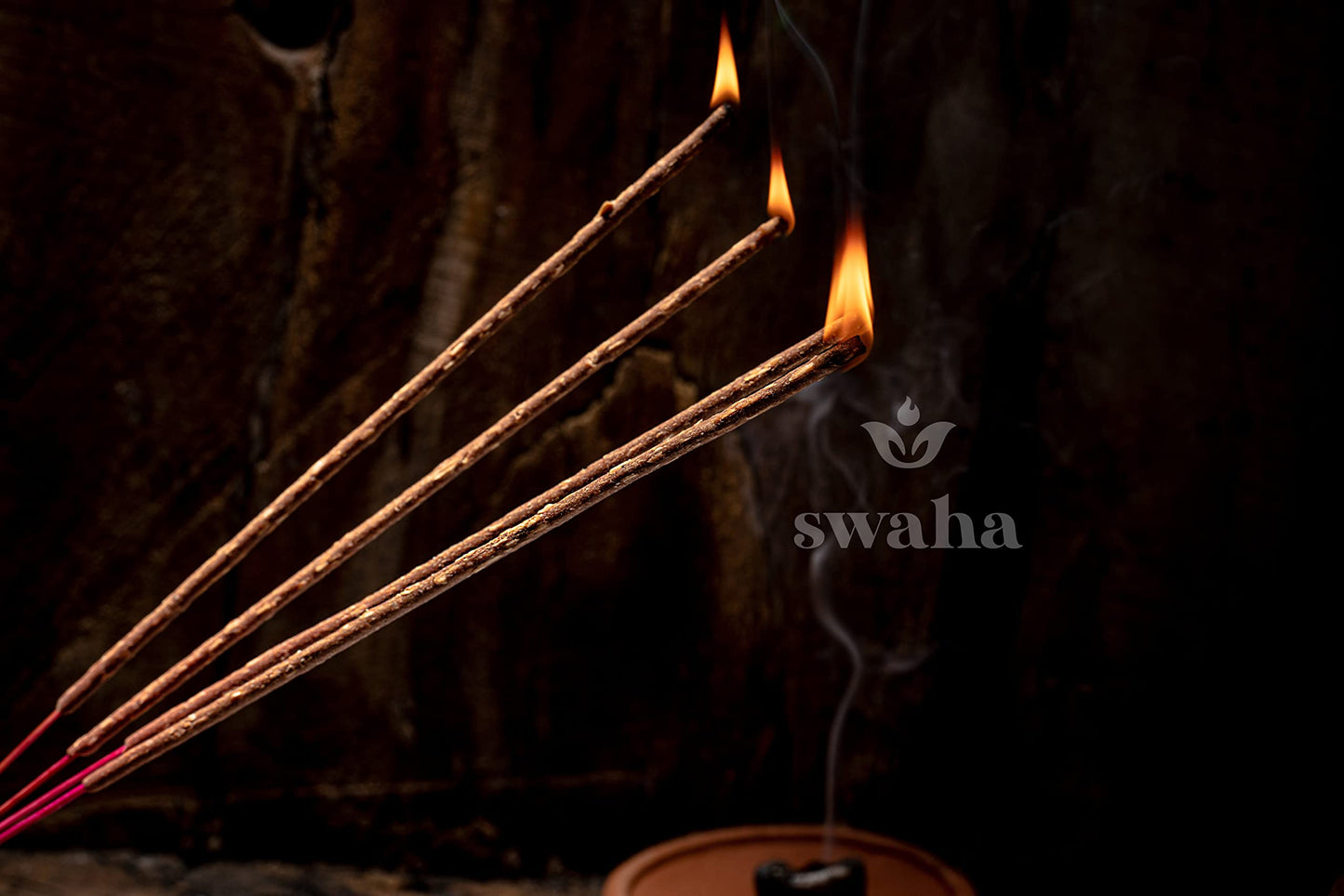 Swaha Vandan Agarbatti (Set of 20) | Experience The Divine Oudh Wood Fragrance | Long Lasting Incense Sticks