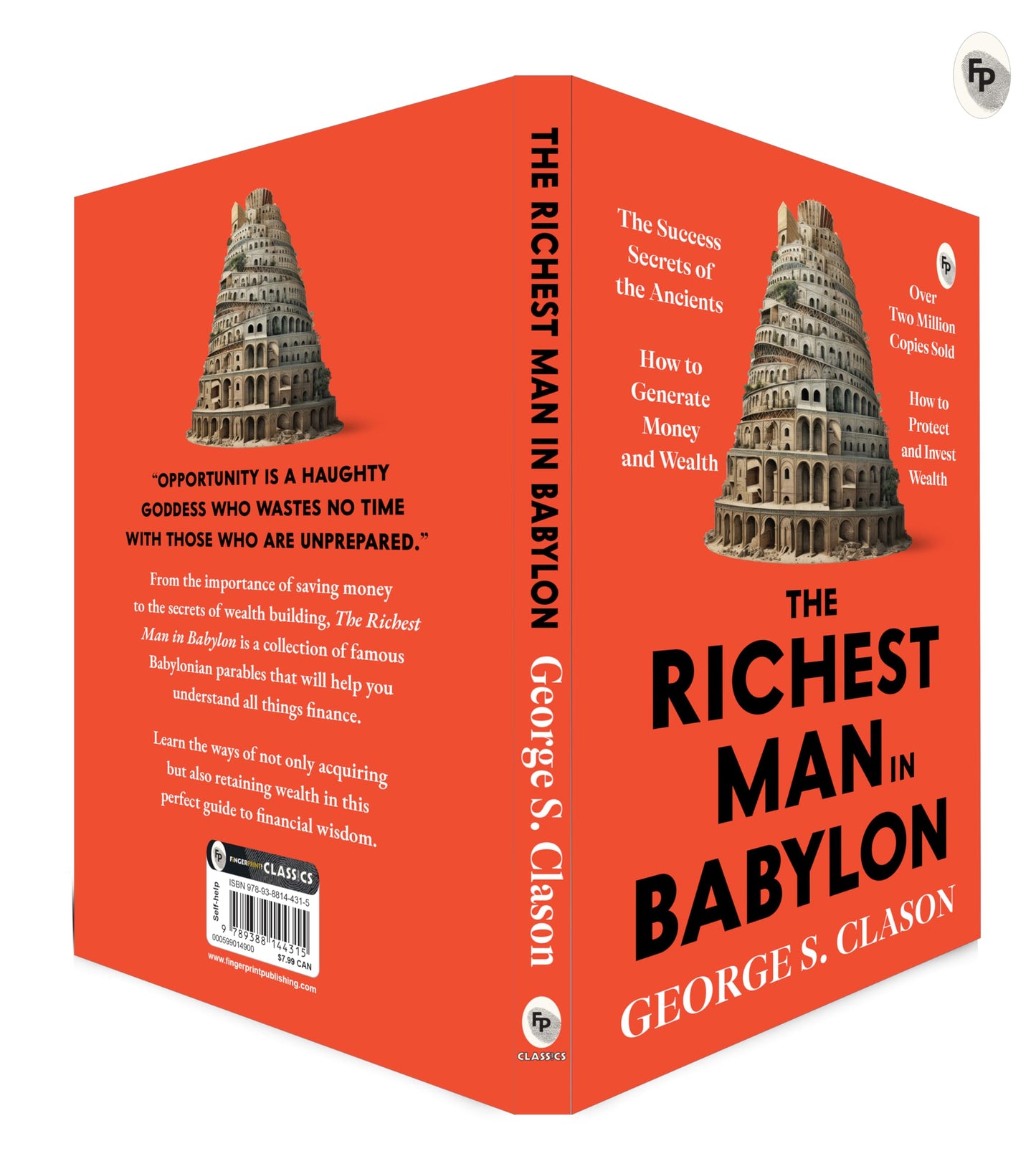 The Richest Man In Babylon by George S. Clason - Financial Wisdom | A Masterpiece on Money Management | Financial Success | Timeless Lessons | Wealth-Building Strategies | Financial Independence | A Bestselling Finance Book
