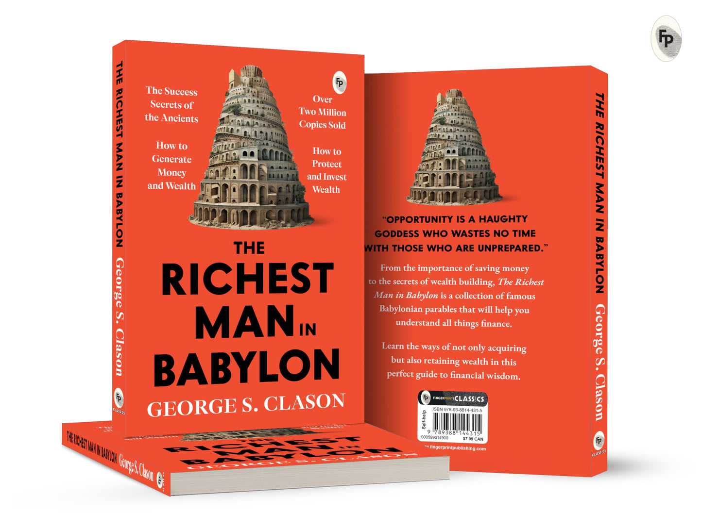 The Richest Man In Babylon by George S. Clason - Financial Wisdom | A Masterpiece on Money Management | Financial Success | Timeless Lessons | Wealth-Building Strategies | Financial Independence | A Bestselling Finance Book