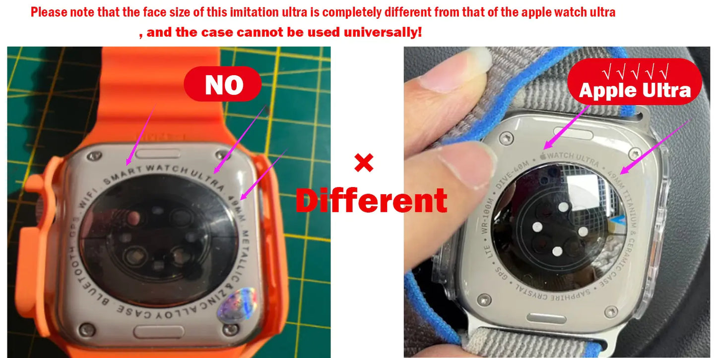 Ultra Glass Case for Apple Watch