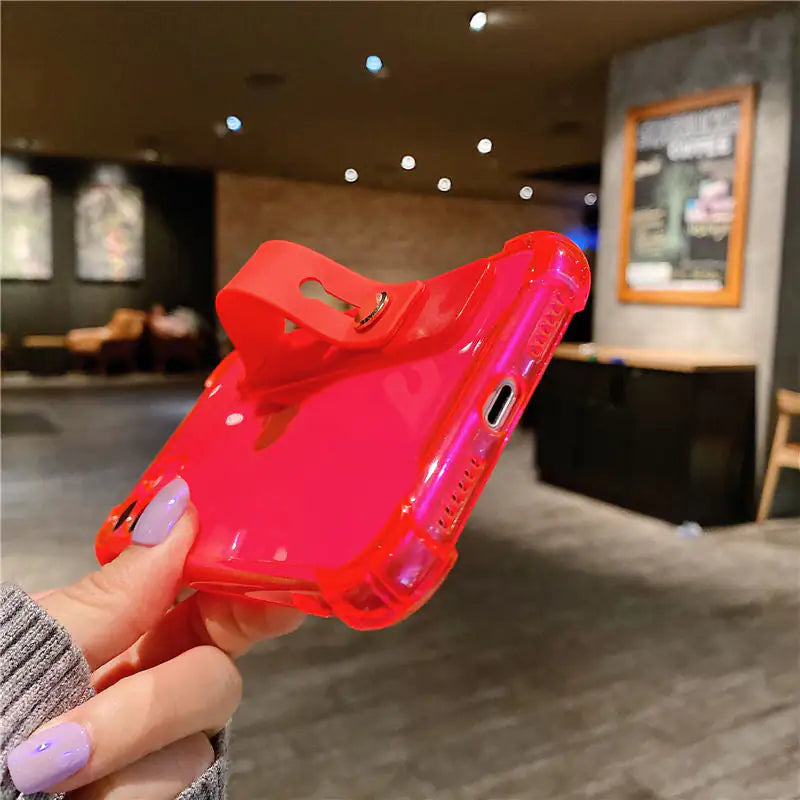 Clear Wrist Strap Case