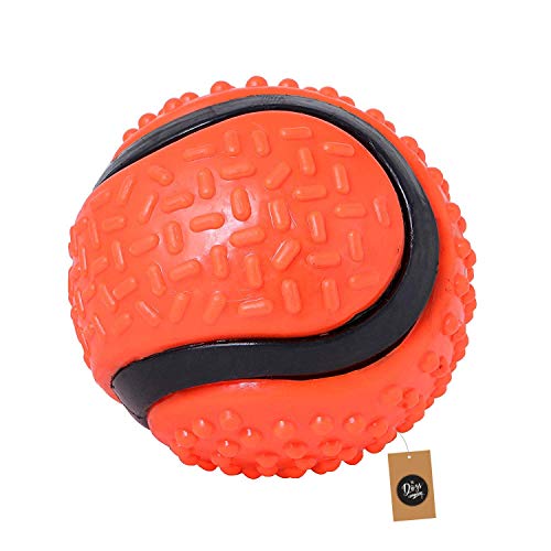 The Pets Company Big Rubber Ball Toy for Medium and Large Dogs, 4 Inches,