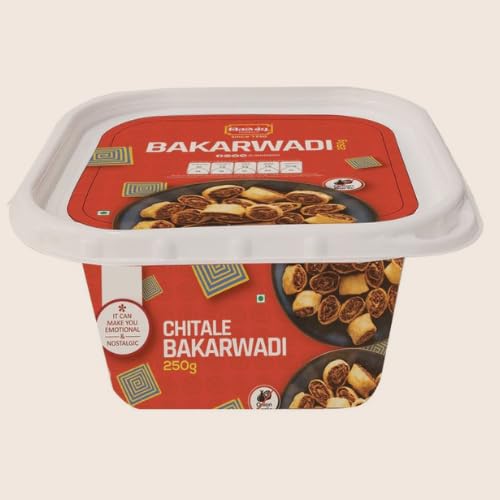 Chitale Bandhu Bakarwadi in Falvours of India Pack | SweeDesi | Indian Sweets Mithai prepared in desi ghee | Bakarwadi & Chakli | Maharashtra famous Bakarwadi | Flavours of Chilate Bandhu Pack