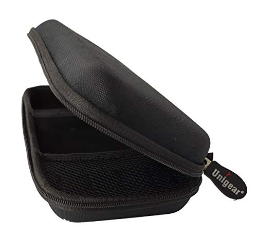 Unigear EVA Pencil Case Pen Pouch Holder Bag Stationery Box Large Storage EVA Hard Shell for School Supplies Office Stuff (Black, Medium)