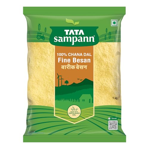 Tata Sampann 100% Chana Dal Fine Besan, 1kg