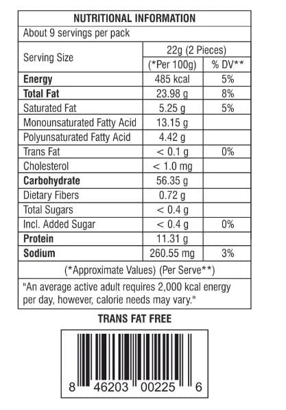 Chitale M² Kaju Katli - Rich and Cashewy Flavour with No Added Sugar, Ideal for Guilt-Free Indulgence – 200g (Pack of 2)