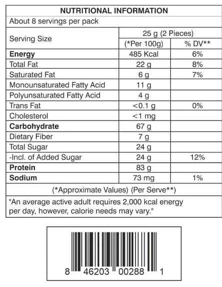 Chitale M² Smart Cookies Seeds-Nuts-Chocolate - Millets, Handmade, 200g (Pack of 2)