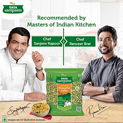 Tata Sampann Unpolished Moong Dal (Chilka), 500g