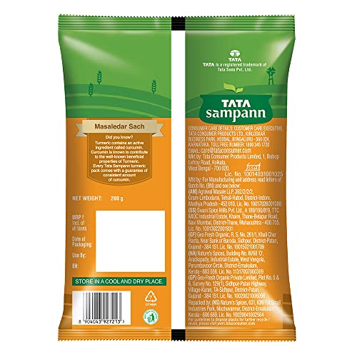 Tata Sampann Turmeric Powder With Natural Oils, 200g