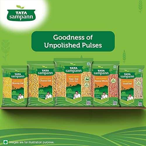 Tata Sampann Unpolished Moong Dal (Split), 1kg