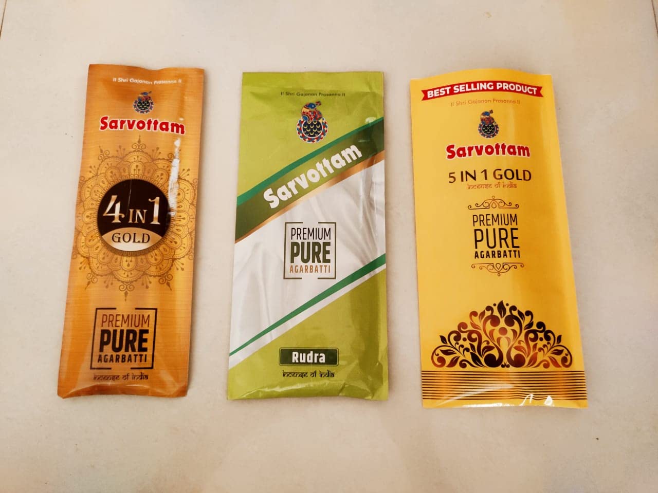 Sarvottam Agarbatti/Incense Sticks Combo Pack